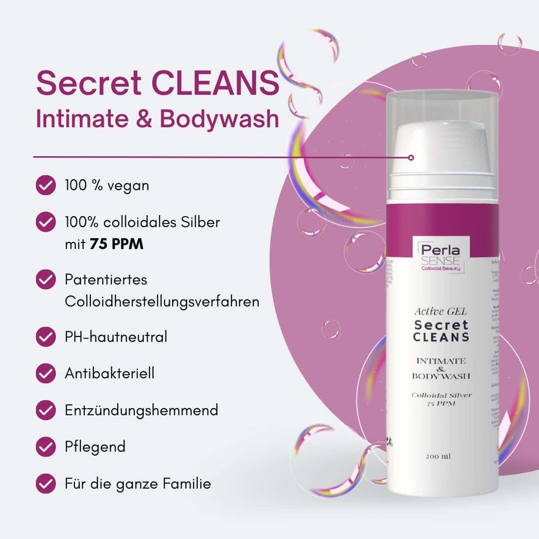 Secret CLEANS Intimate- & Bodywash Active GEL