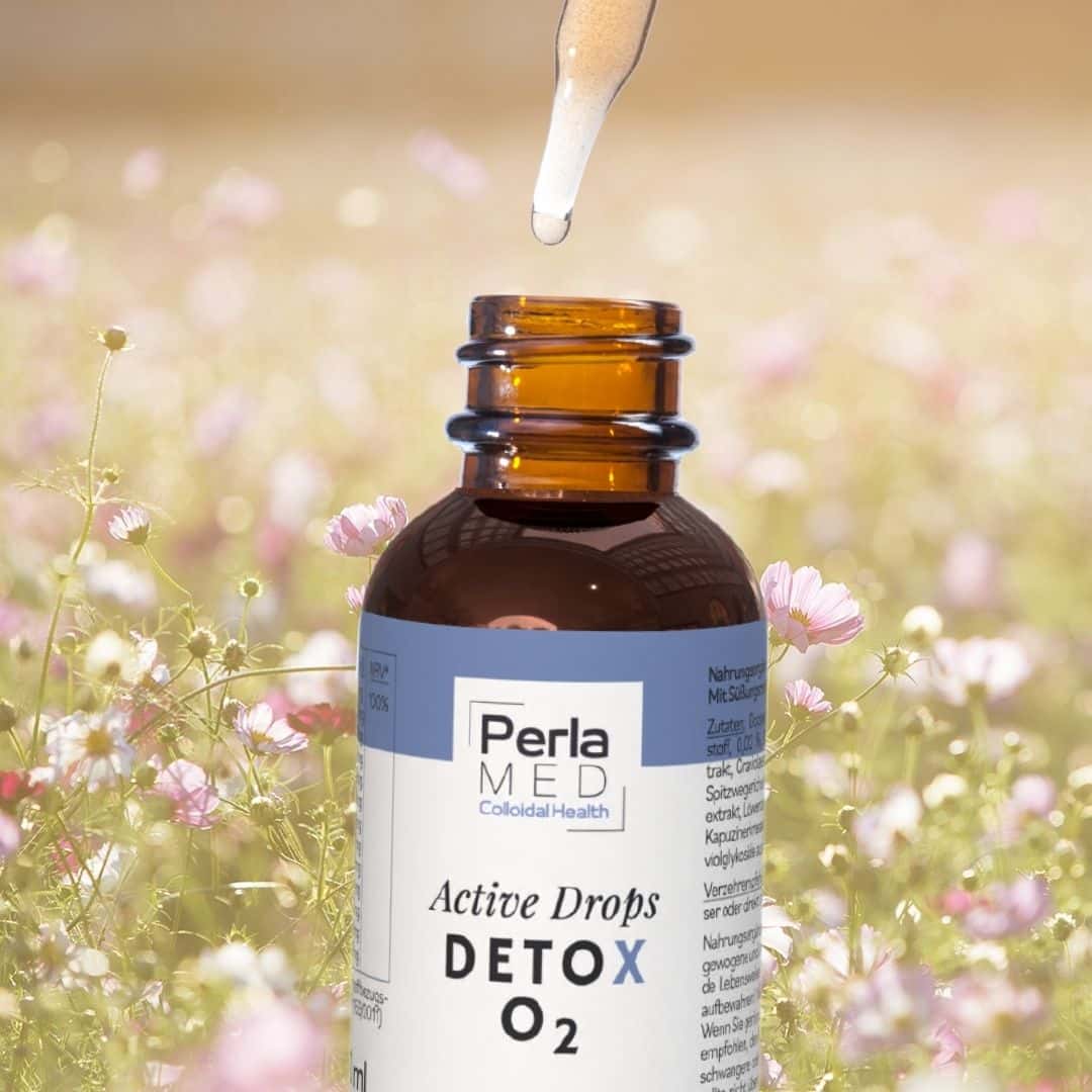DetoX O2 Active Drops – Anwendung mit Pipette